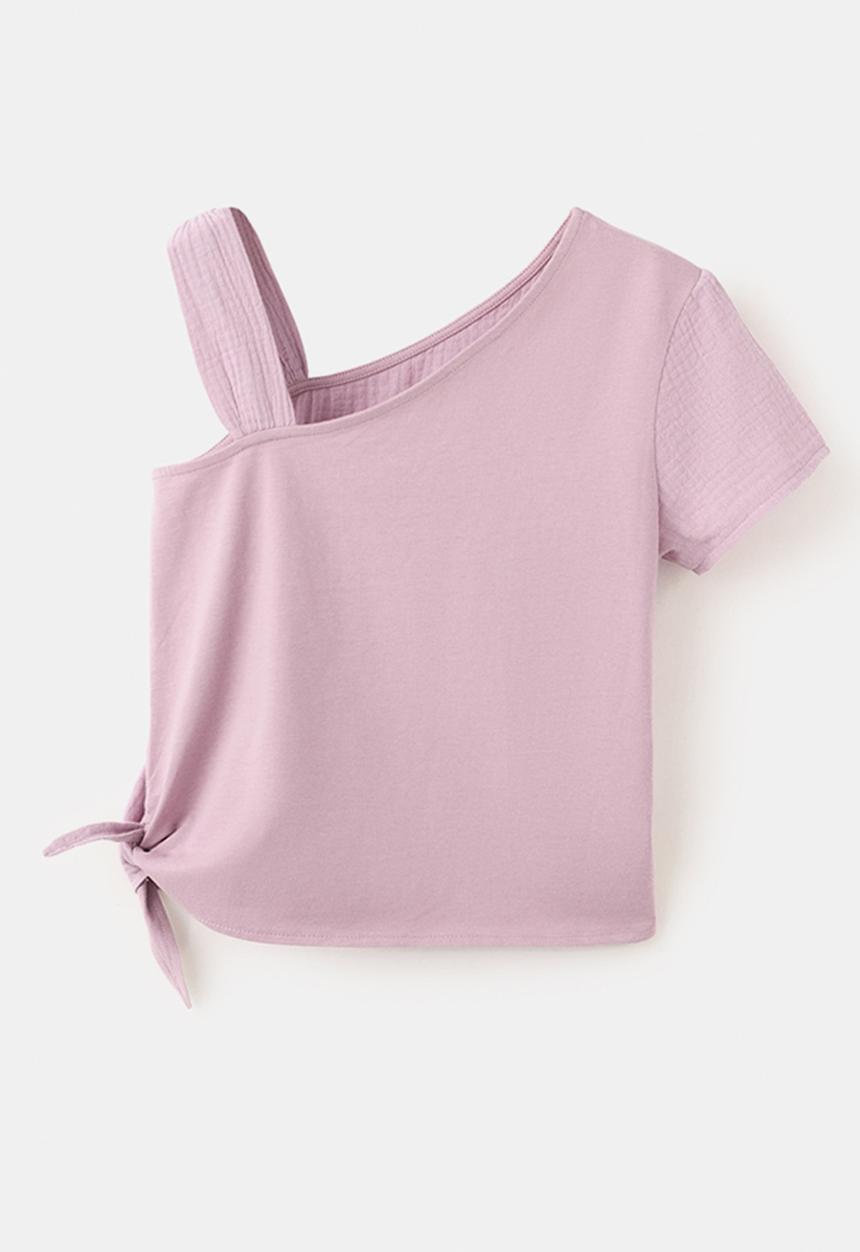 MANGO - T-Shirt Mati - Light/Pastel Purple