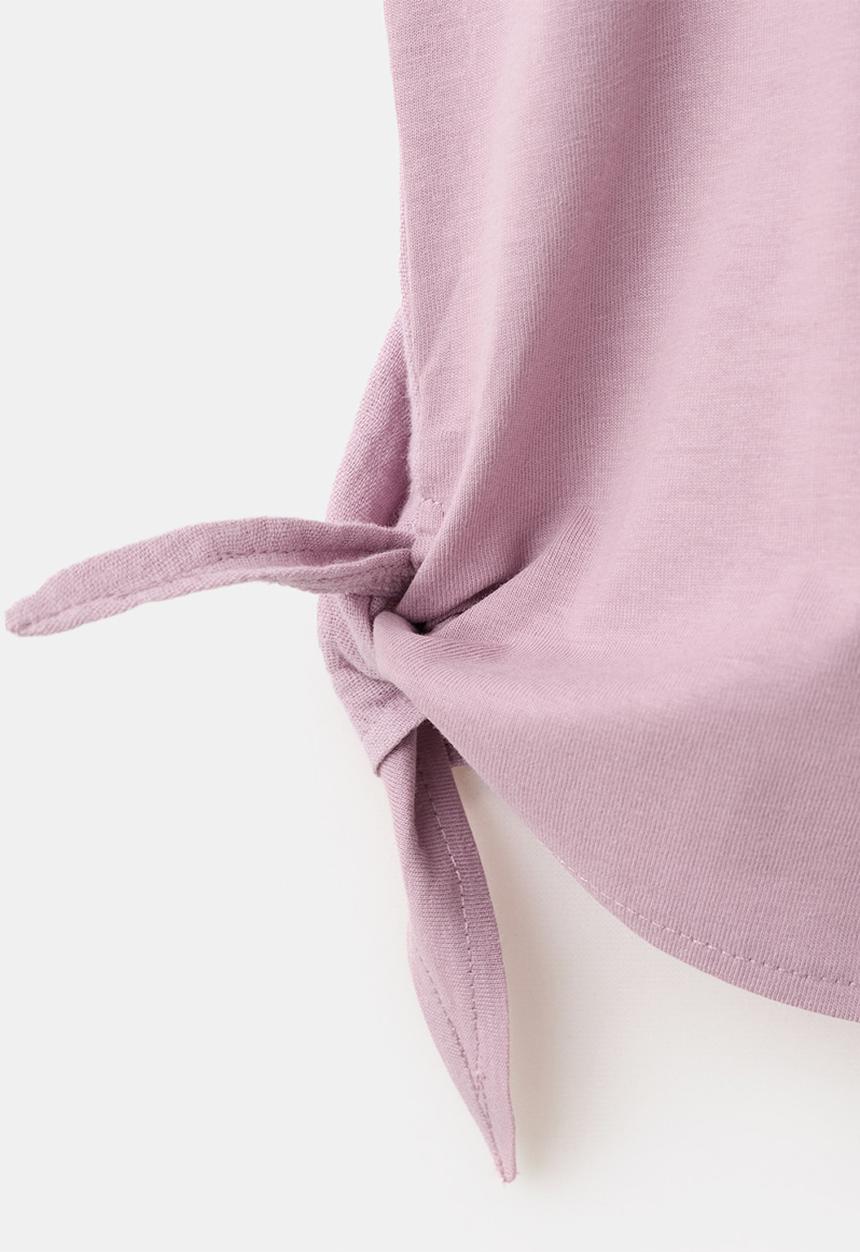 MANGO - T-Shirt Mati - Light/Pastel Purple
