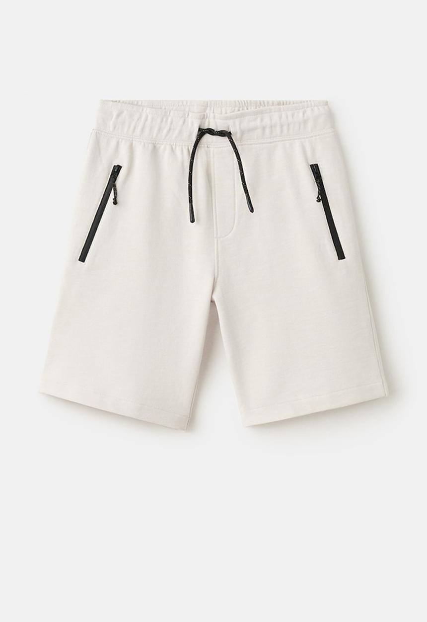 MANGO - Bermudas Slubzip - Light Beige