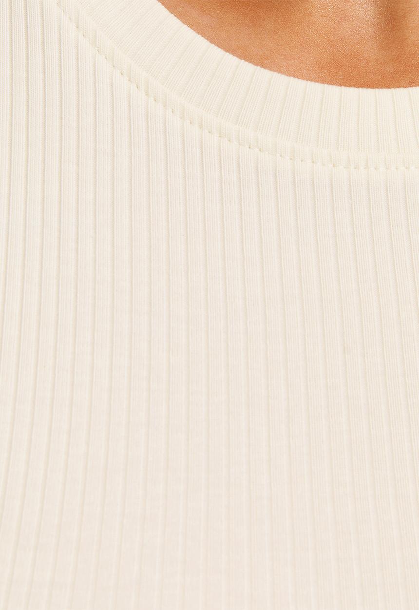 New Look - Vde ss26 rib tank - cream