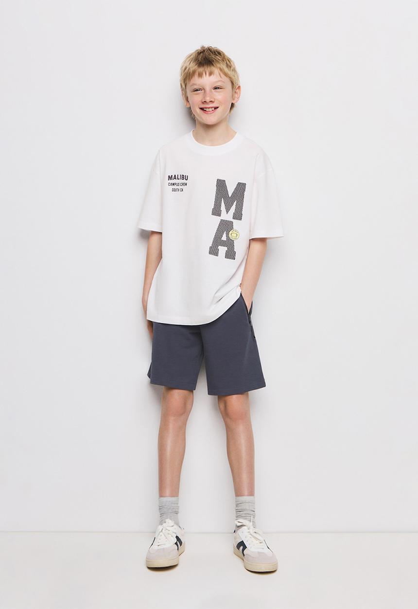 MANGO - Bermudas Slubzip - Charcoal