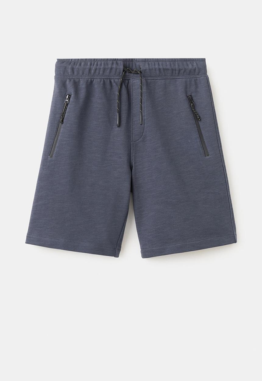 MANGO - Bermudas Slubzip - Charcoal