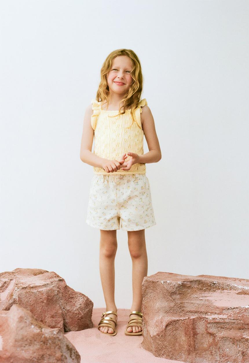 MANGO - Top Bonnie - Light/Pastel Yellow