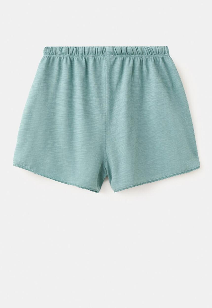 MANGO - Shorts Boho - Turquoise
