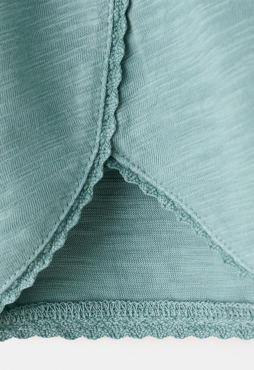 MANGO - Shorts Boho - Turquoise
