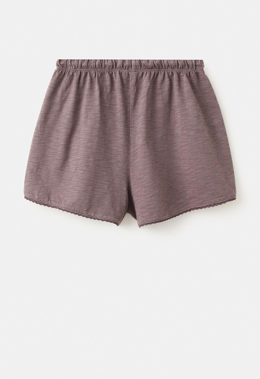 MANGO - Shorts Boho - Medium Purple