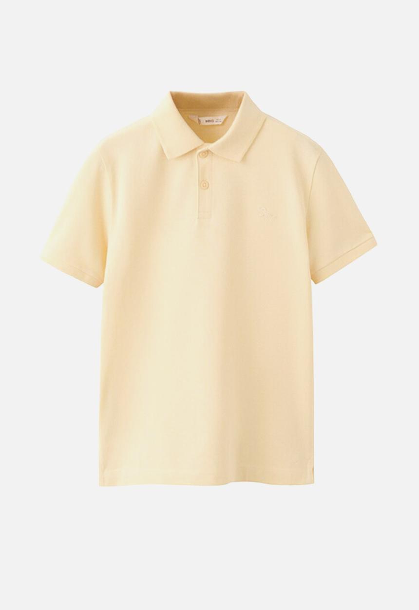 MANGO - Poloshirt Javier - Light/Pastel Yellow