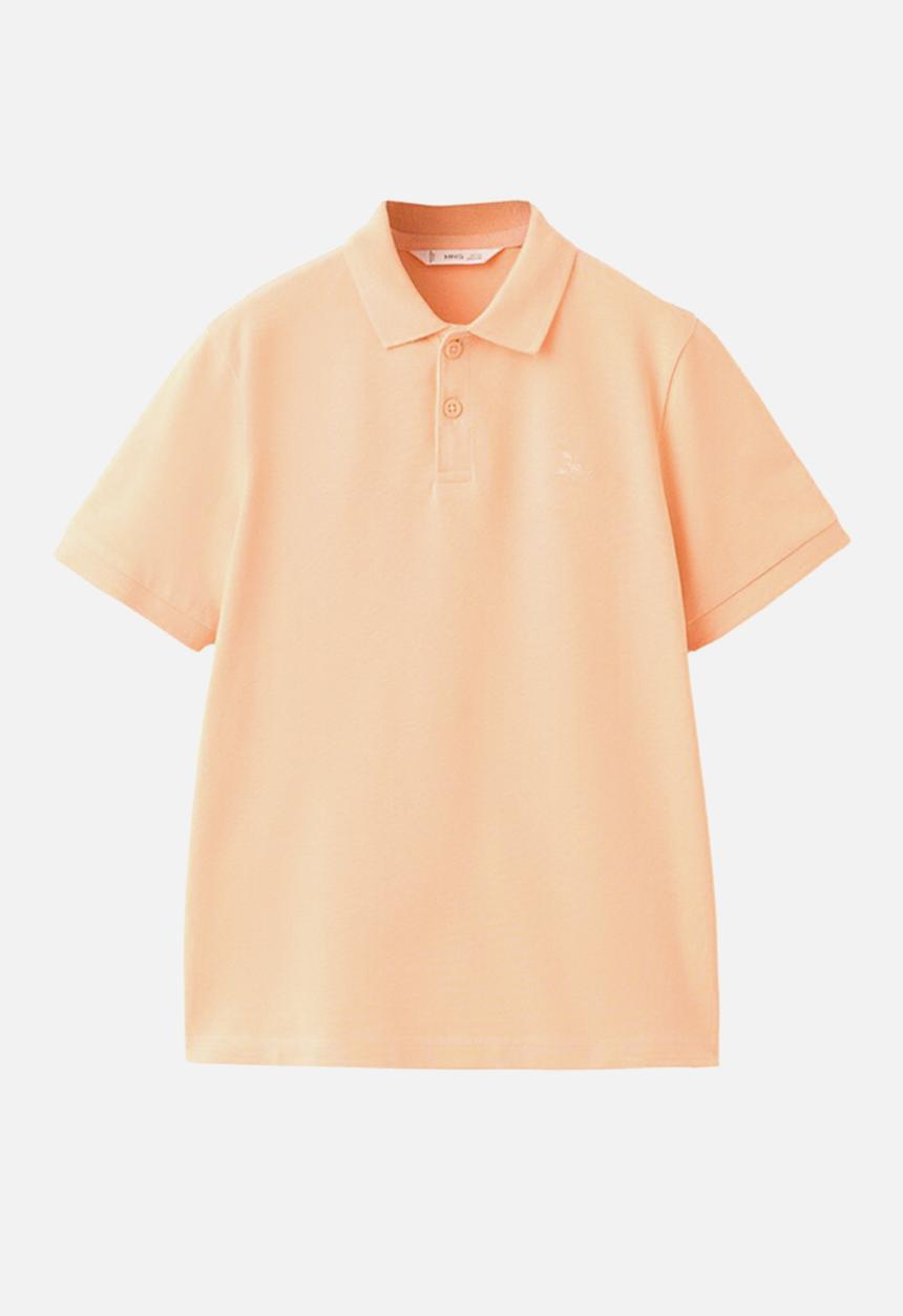 MANGO - Poloshirt Javier - Light/Pastel Orange