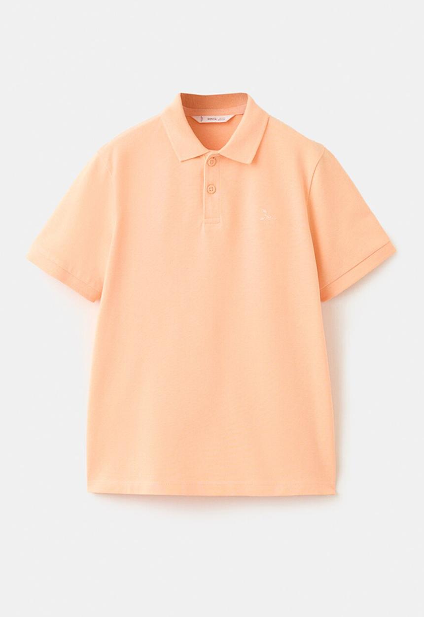 MANGO - Poloshirt Javier - Light/Pastel Orange