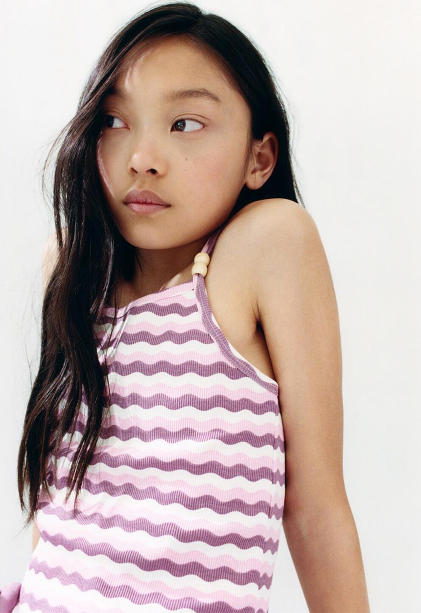 MANGO - T-Shirt Ondita - Light/Pastel Purple