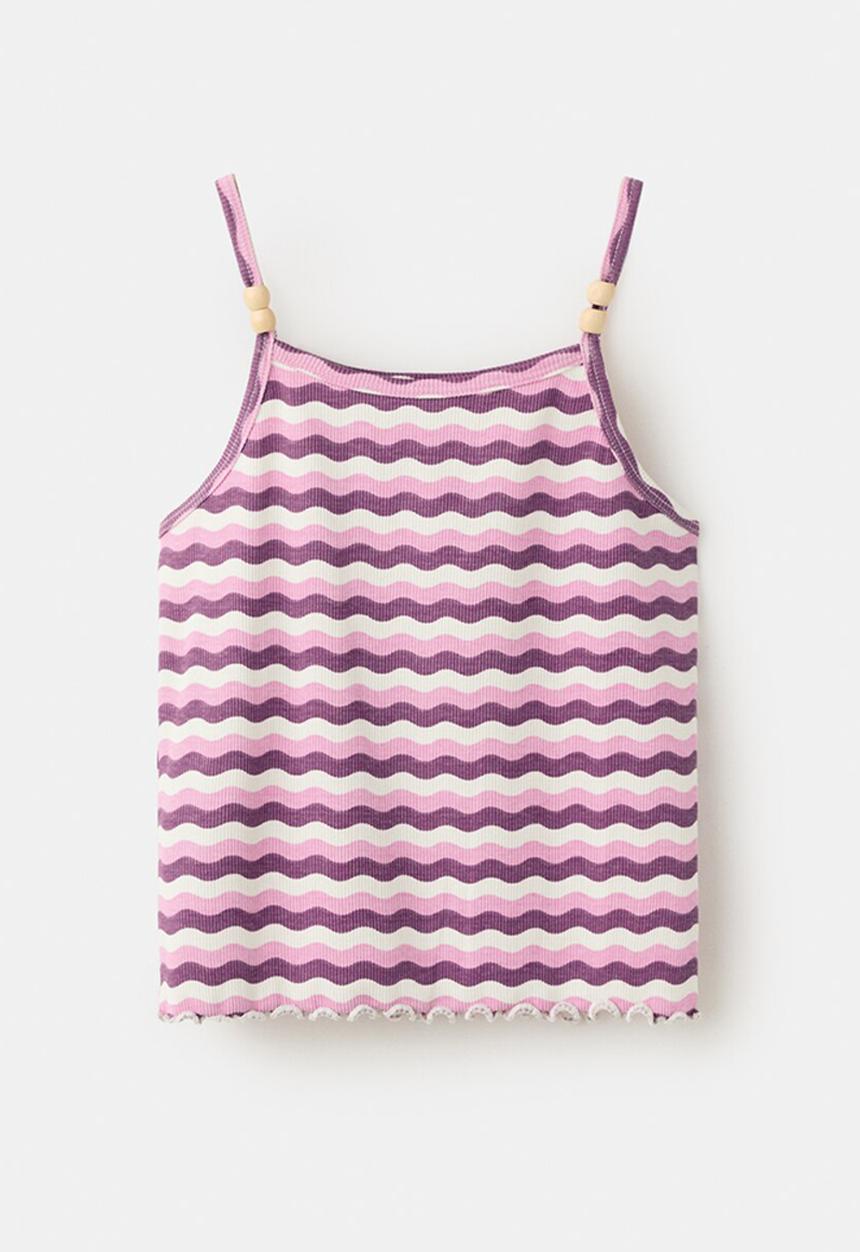 MANGO - T-Shirt Ondita - Light/Pastel Purple