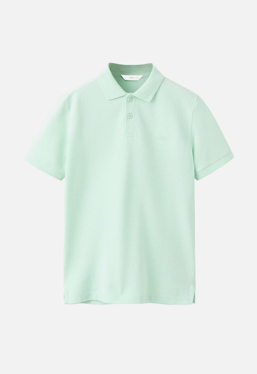 MANGO - Poloshirt Javier - Light/Pastel Green