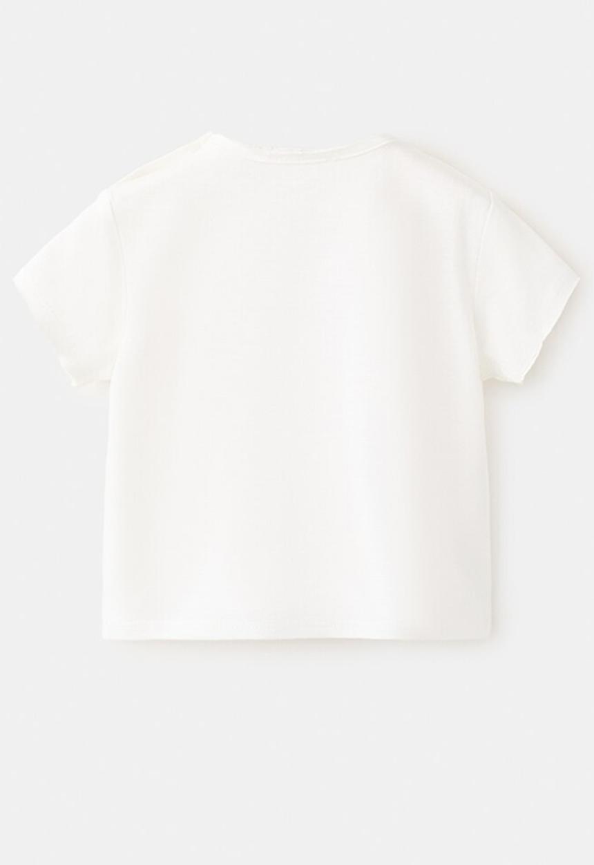 MANGO - T-SHIRT BEACH - NATURAL WHITE
