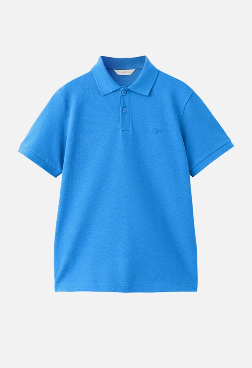 MANGO - Poloshirt Javier - Light/Pastel Blue