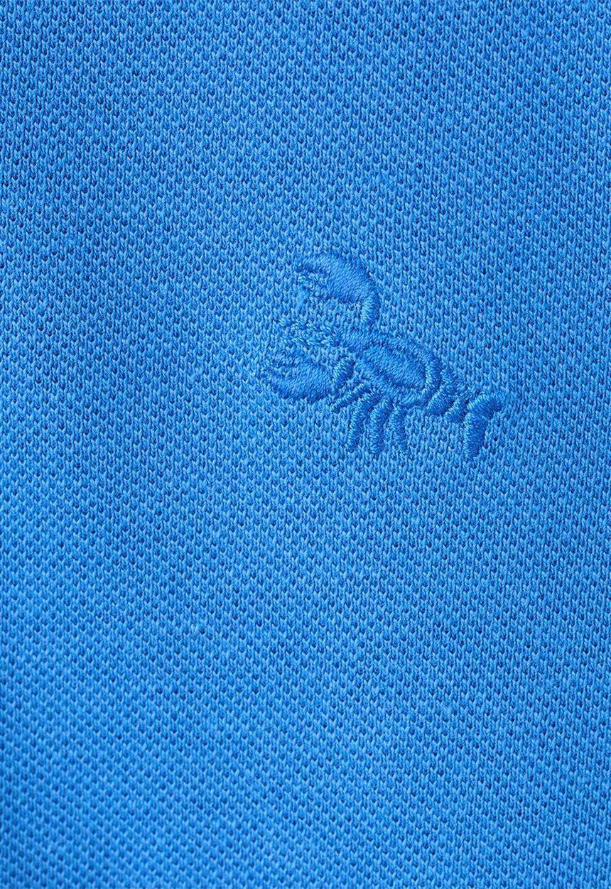 MANGO - Poloshirt Javier - Light/Pastel Blue