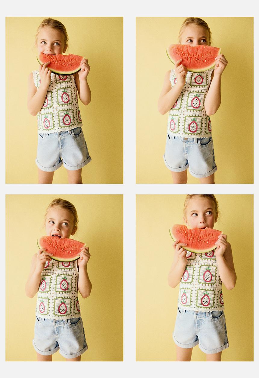 MANGO - Shorts NADI - Open Blue