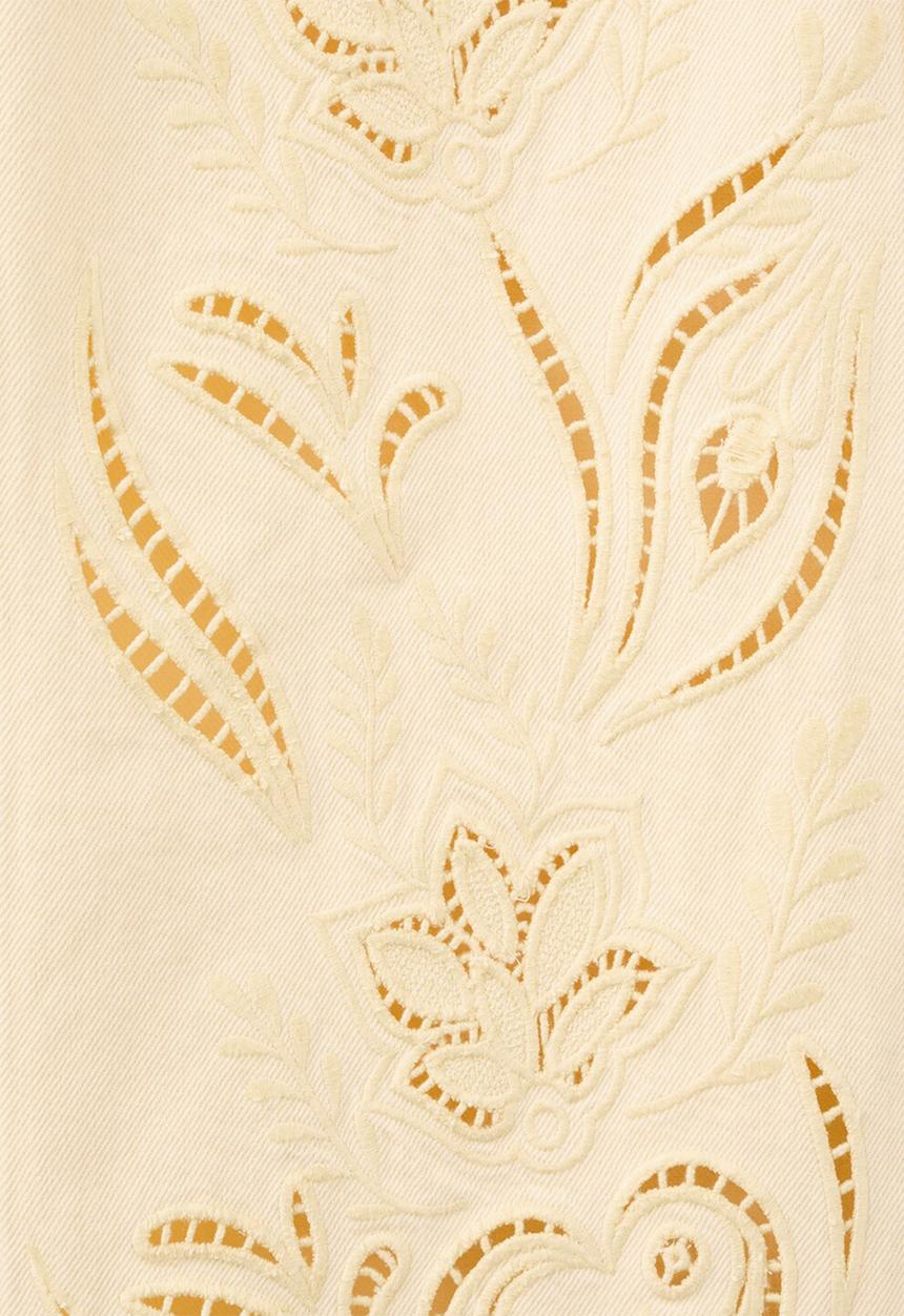 MANGO - Jeans doja - light/pastel yellow