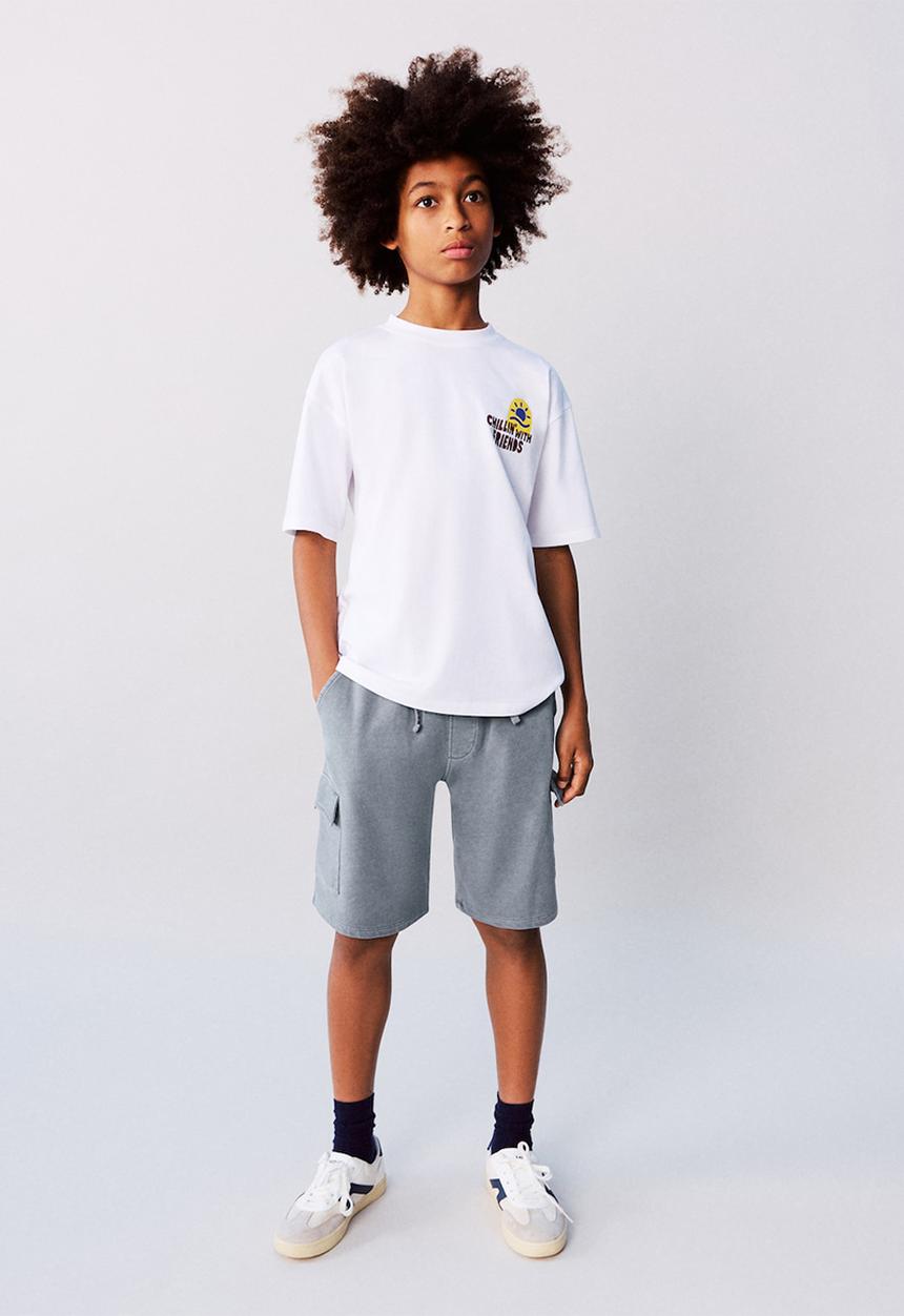MANGO - SHORTS A2OCEAN - MEDIUM BLUE