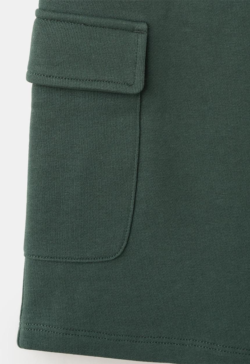 MANGO - Bermudas CARGO - Green