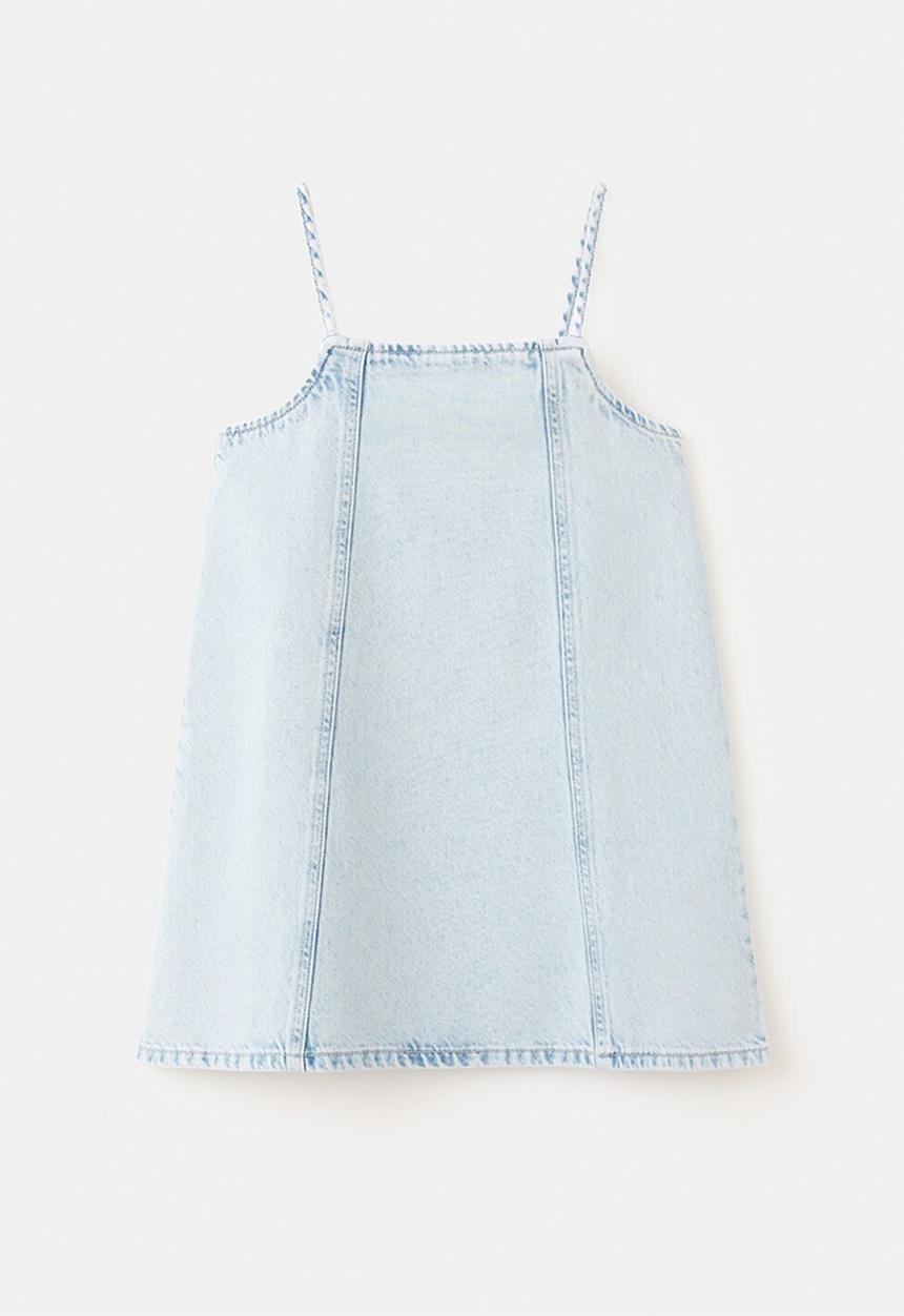 MANGO - Dress Blueb - Open Blue