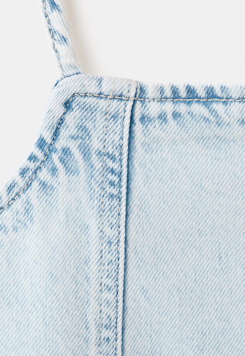MANGO - Dress Blueb - Open Blue