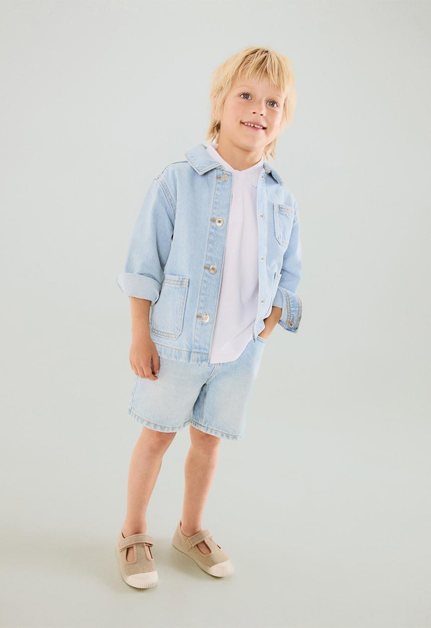 MANGO - Bermudas Bali - Open Blue