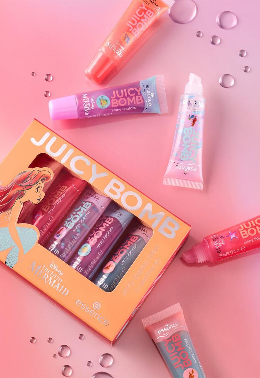 essence - Disney THE LITTLE MERMAID Juicy Bomb Shiny Lipgloss Crew