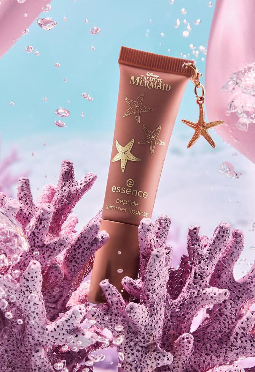 essence - Disney THE LITTLE MERMAID Peptide Shimmer Lipgloss - 02 Seaside Romance
