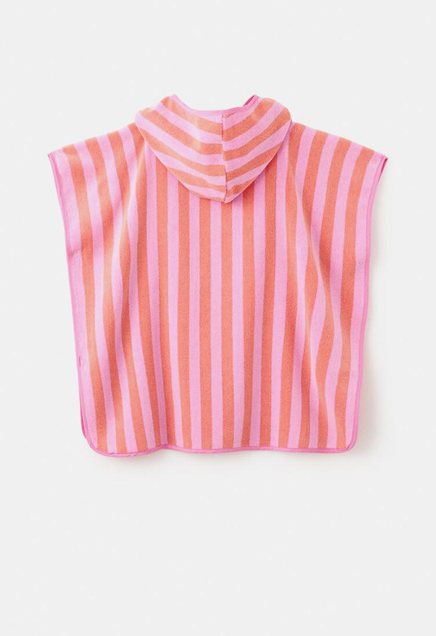 MANGO - Towel stripesp - medium pink