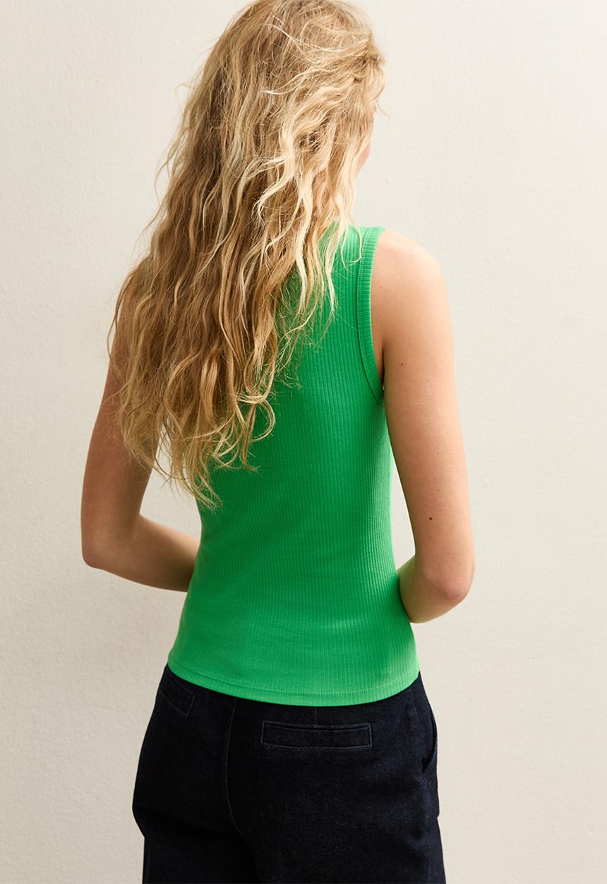 New Look - Vde ss26 rib tank - green