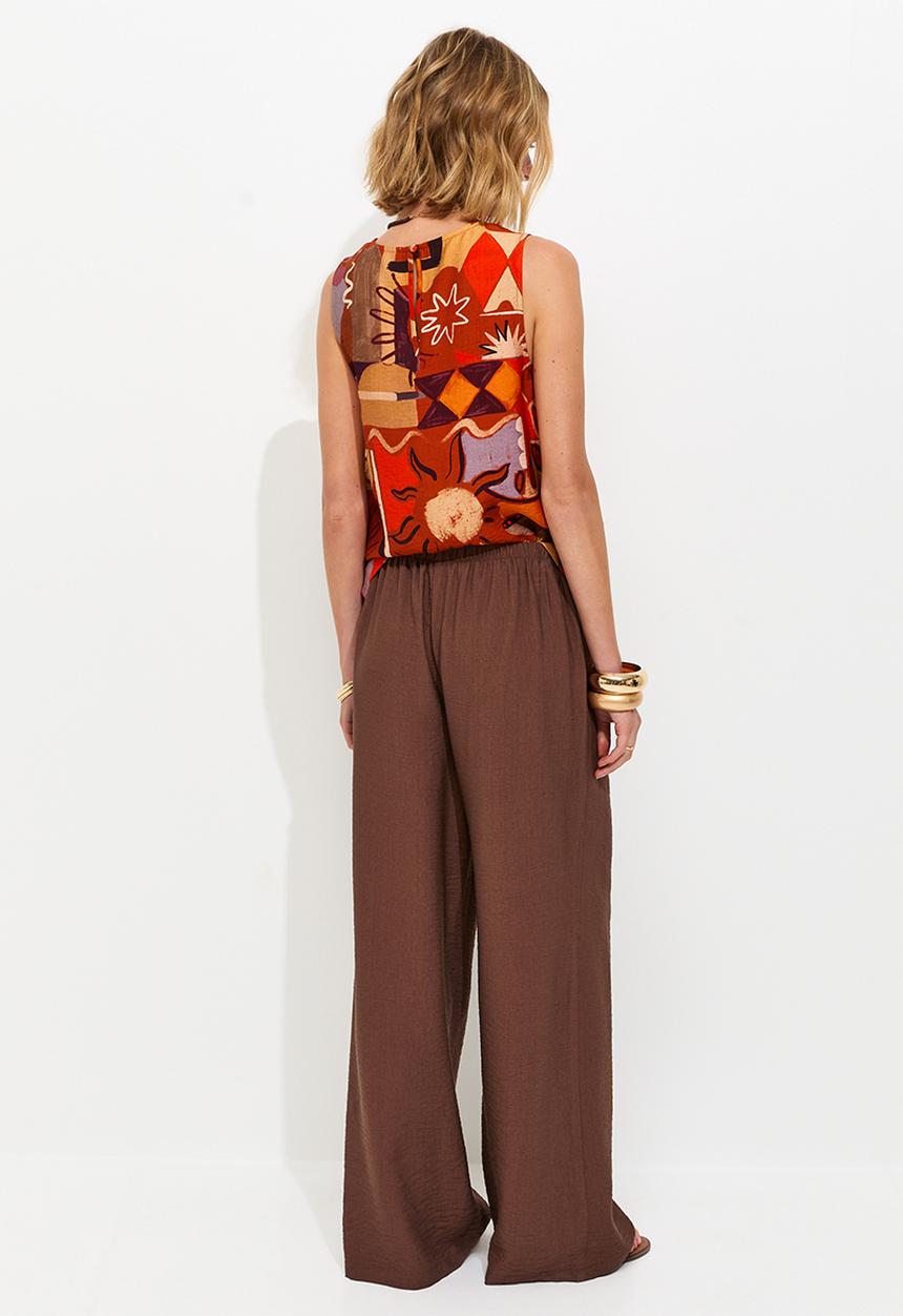 New Look - Faith fantasy toggle wl trouser - brown