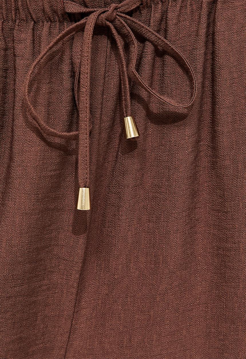New Look - Faith fantasy toggle wl trouser - brown