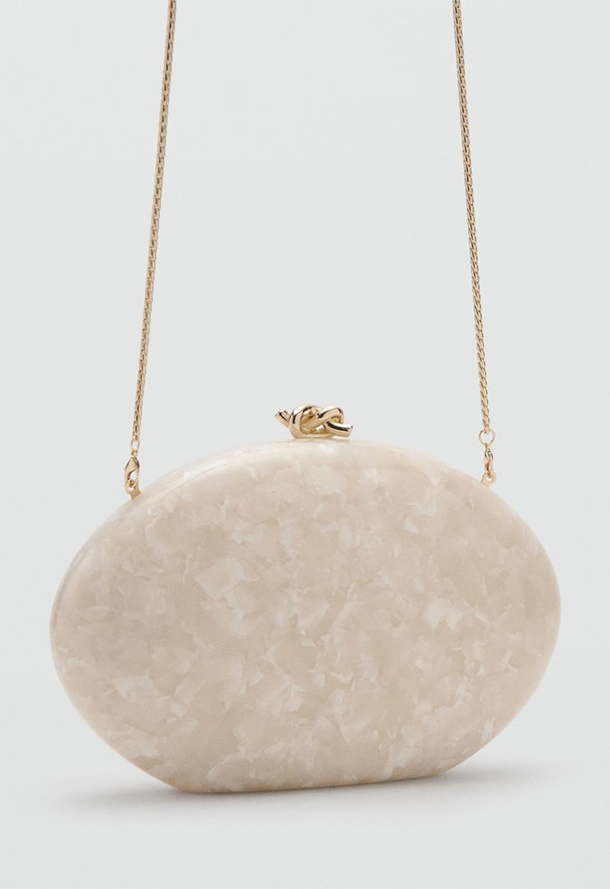 MANGO - Nudo Handbag - Light Beige