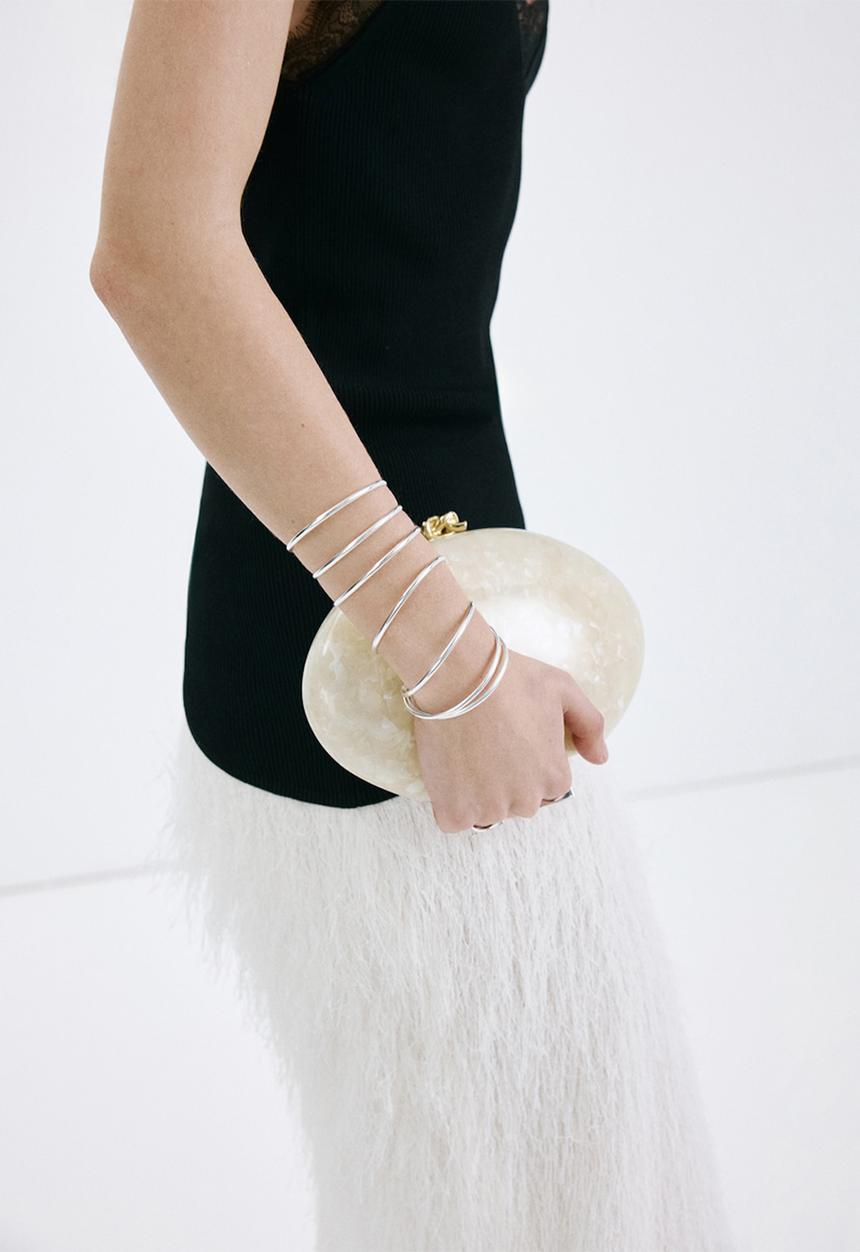 MANGO - Nudo Handbag - Light Beige