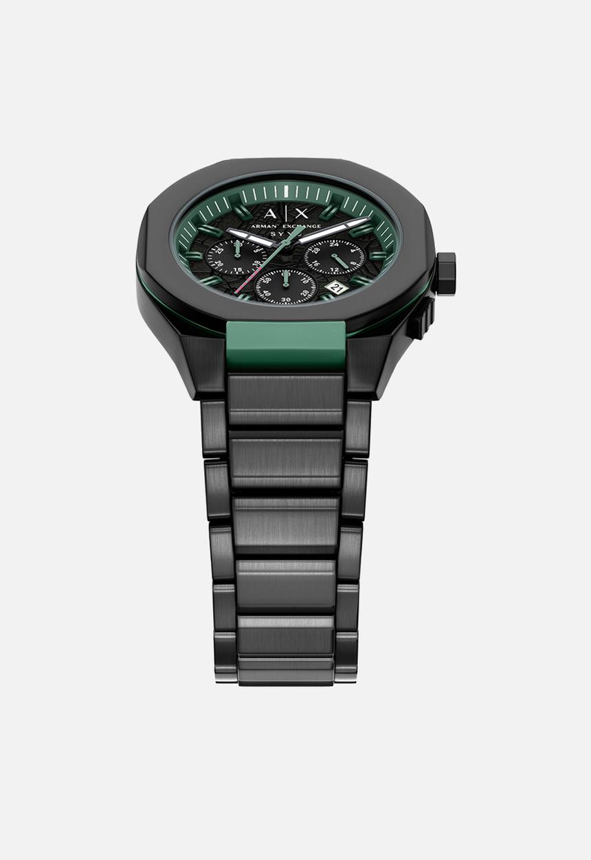 Armani Exchange - Armani Exchange AX4294 Sync Chronograph Watch - Black