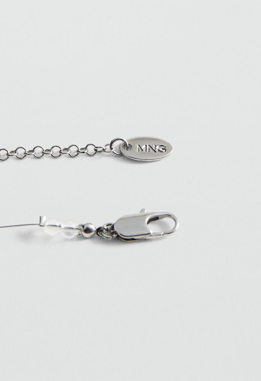 MANGO - Creta Necklace - Lt Pastel Grey