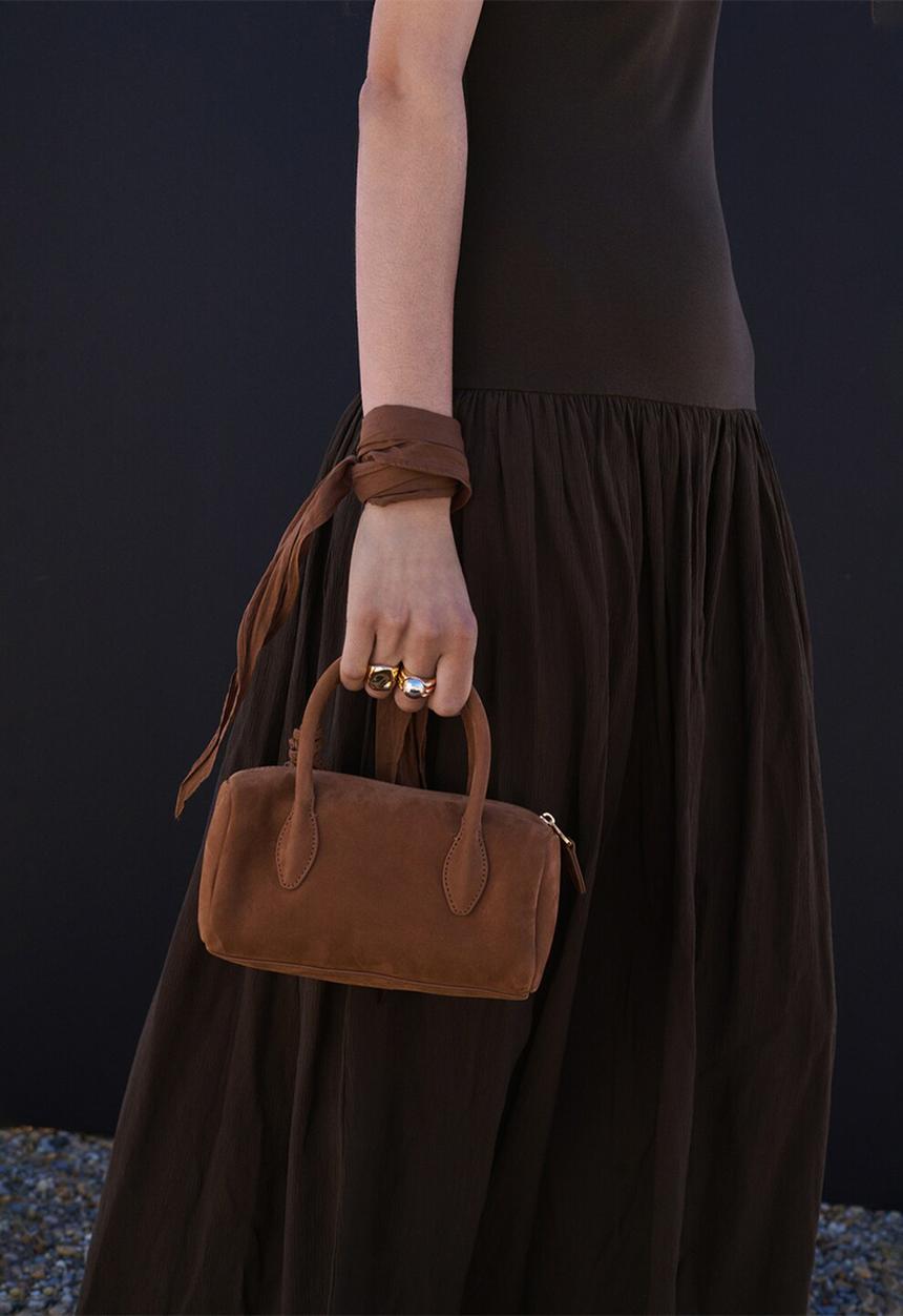 MANGO - Blanes Handbag - Brown