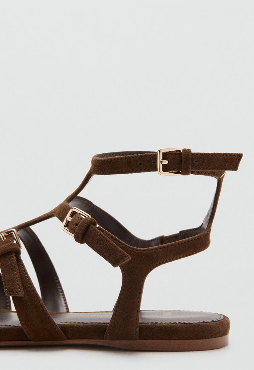 MANGO - Romi gladiator - dark brown