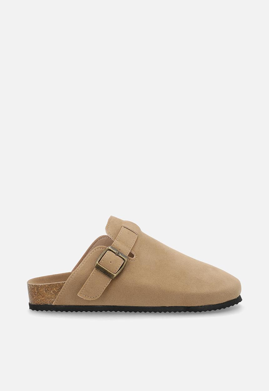Pop Candy - Mules with buckle - beige