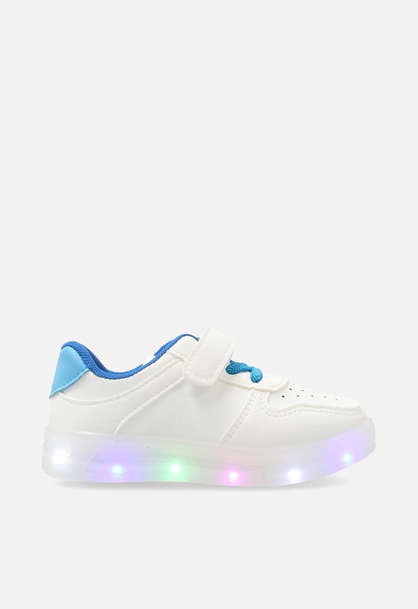 Pop Candy - LED sneakers - white / blue