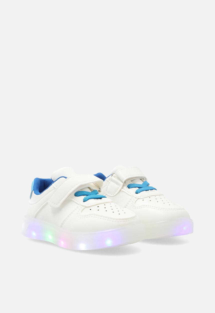 Pop Candy - LED sneakers - white / blue