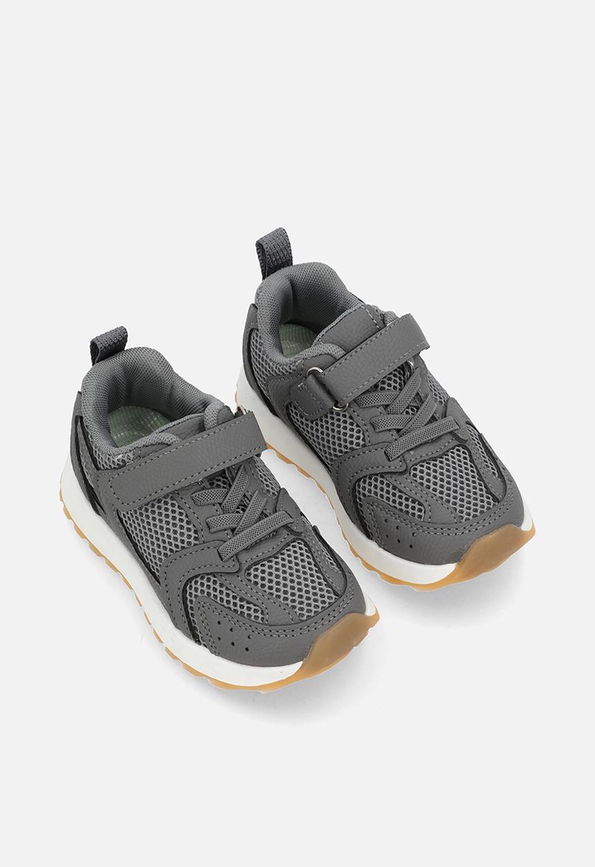 Pop Candy - Lace-up sneakers with strap - dark grey