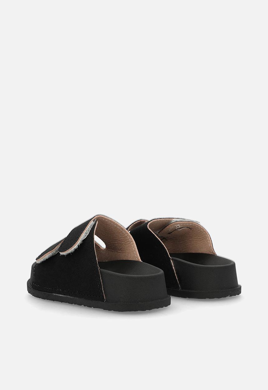 Pop Candy - Sliders with adjustable fastener strap - black