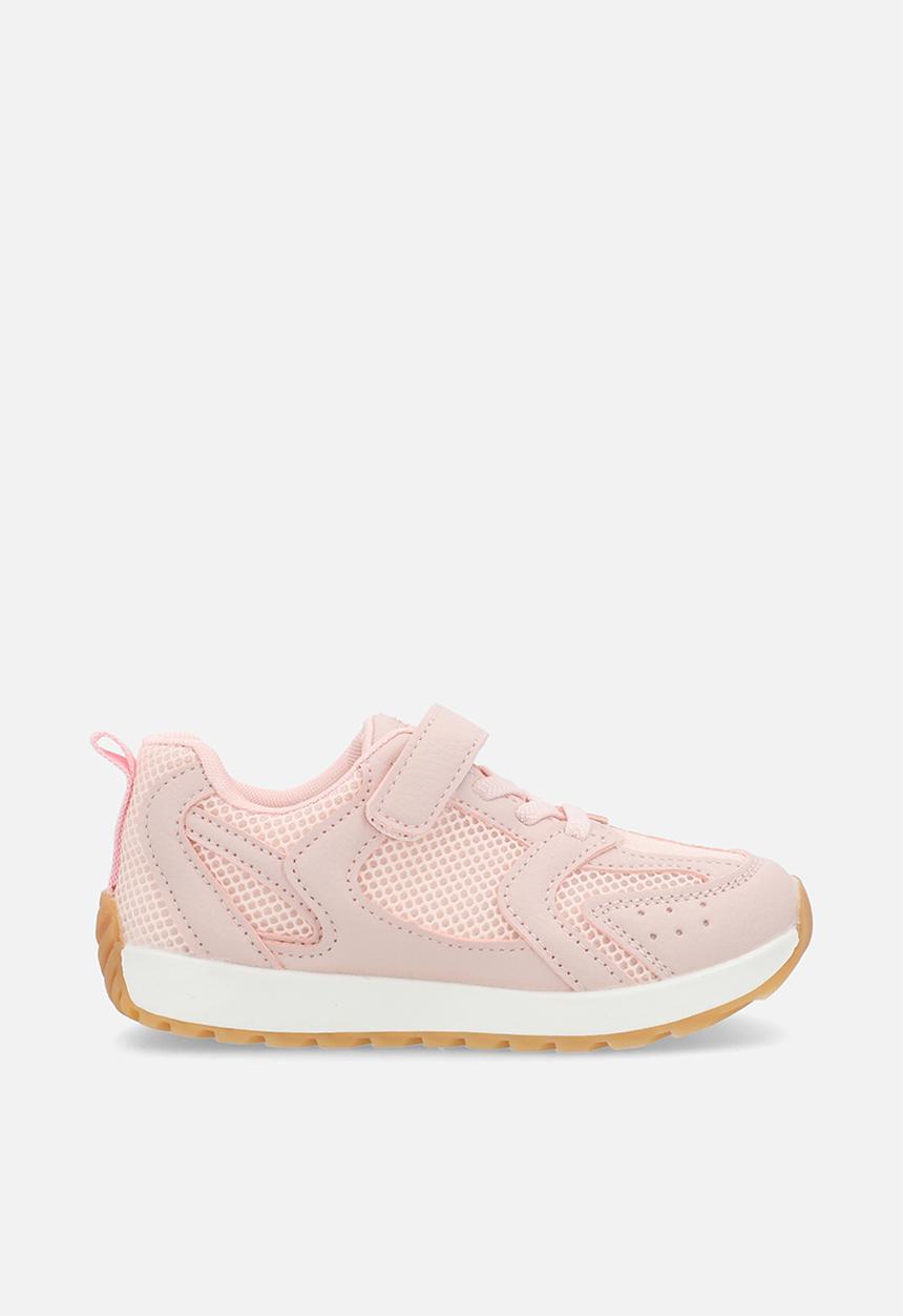 Pop Candy - Lace-up sneakers with strap - light pink