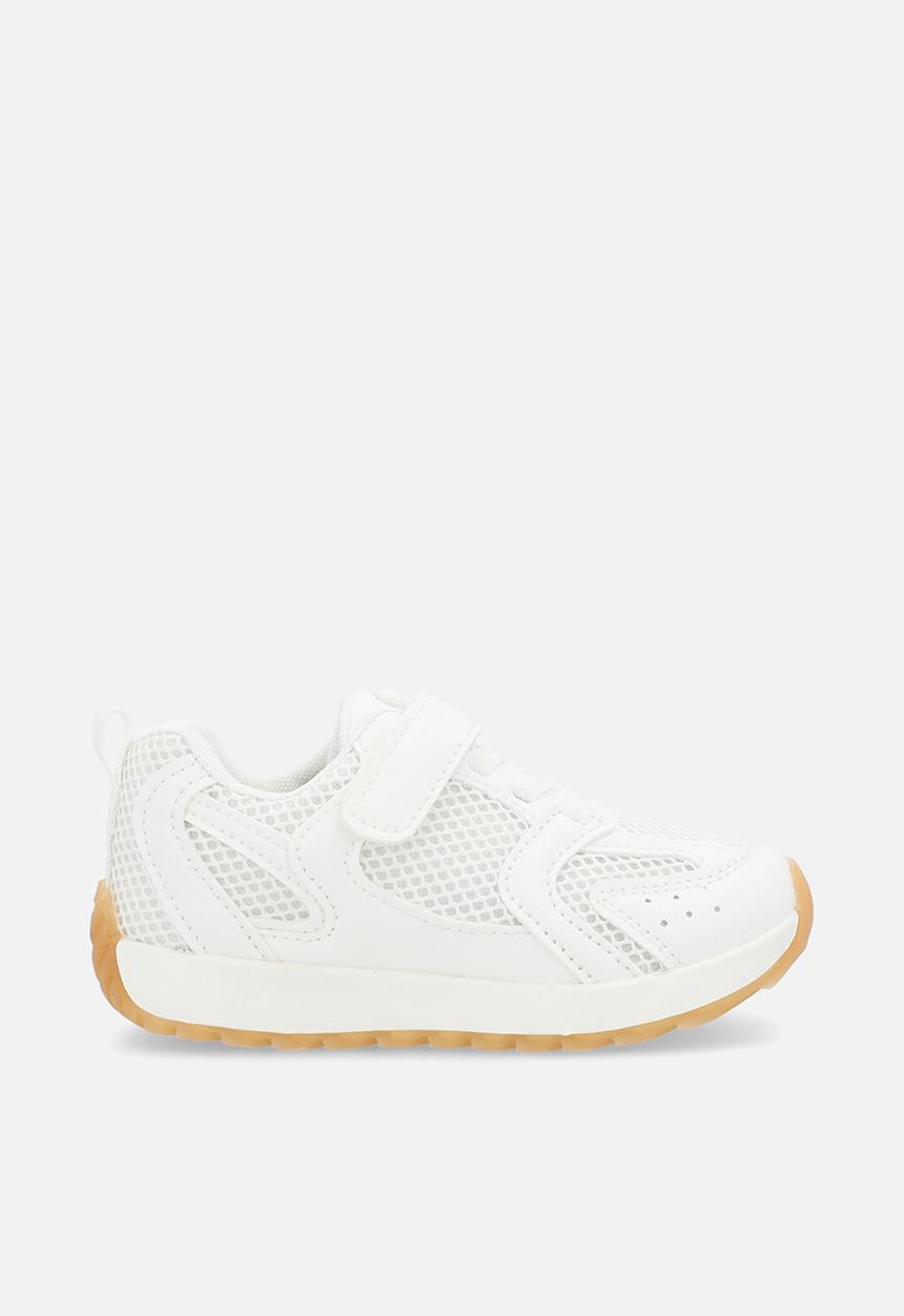 Pop Candy - Lace-up sneakers with strap - white