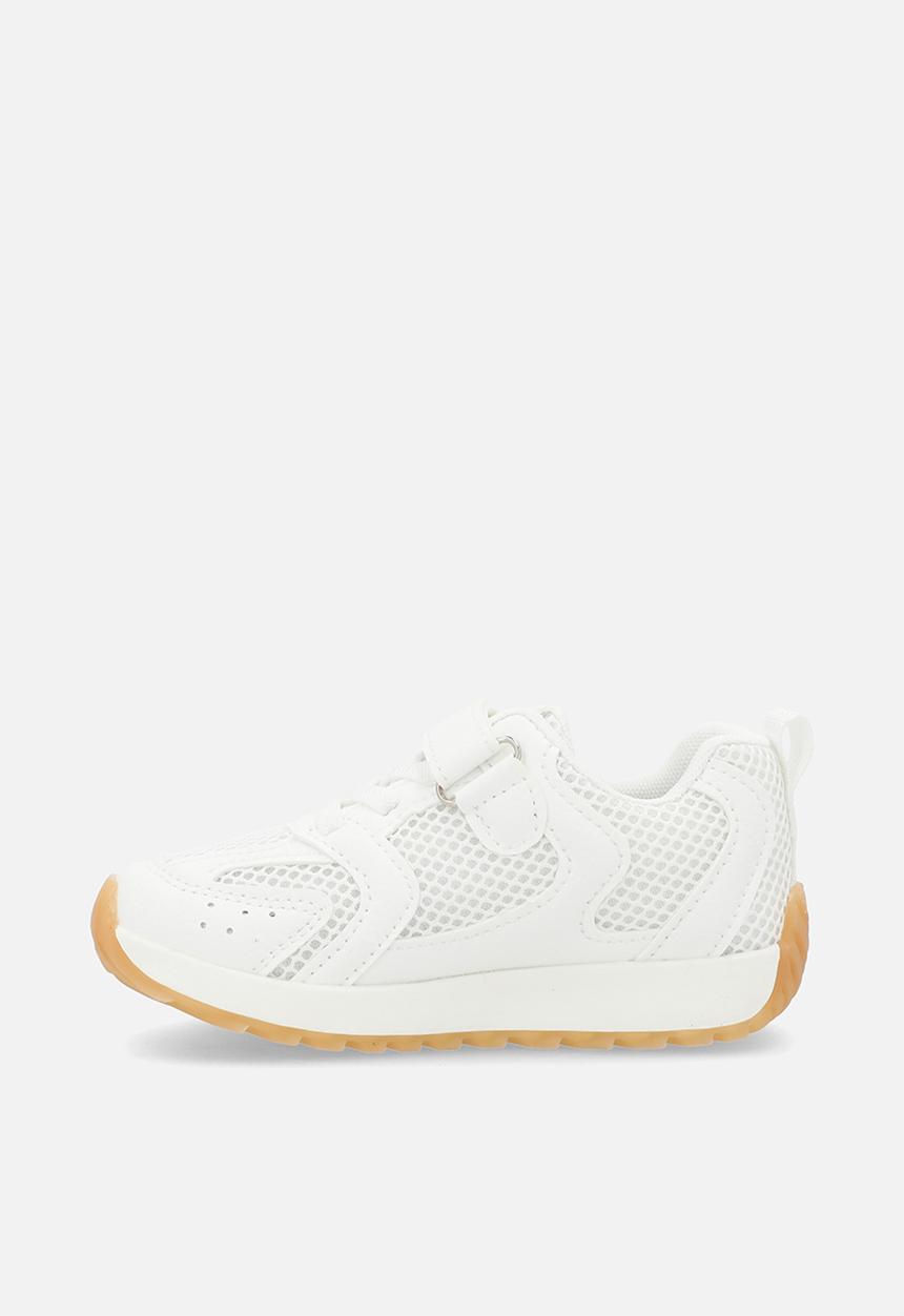 Pop Candy - Lace-up sneakers with strap - white