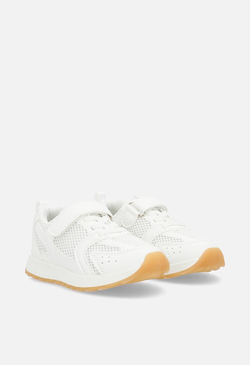Pop Candy - Lace-up sneakers with strap - white