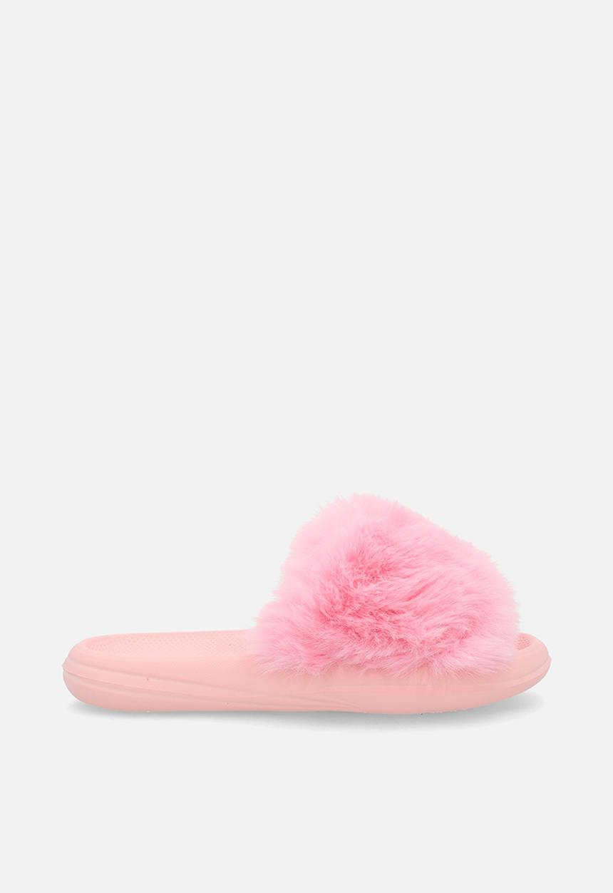 Pop Candy - Fluffy slides - pink