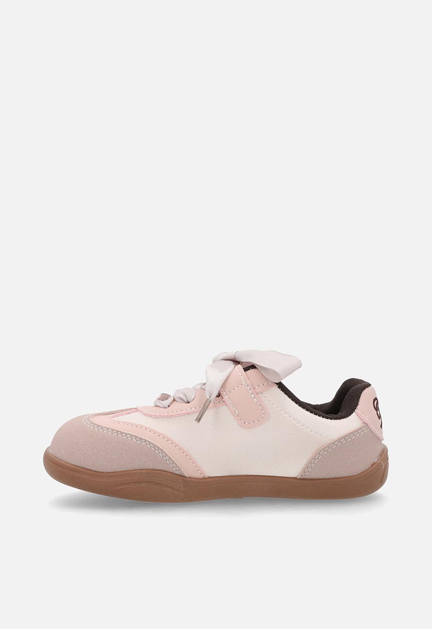Pop Candy - Silk lace sneakers - dusty pink