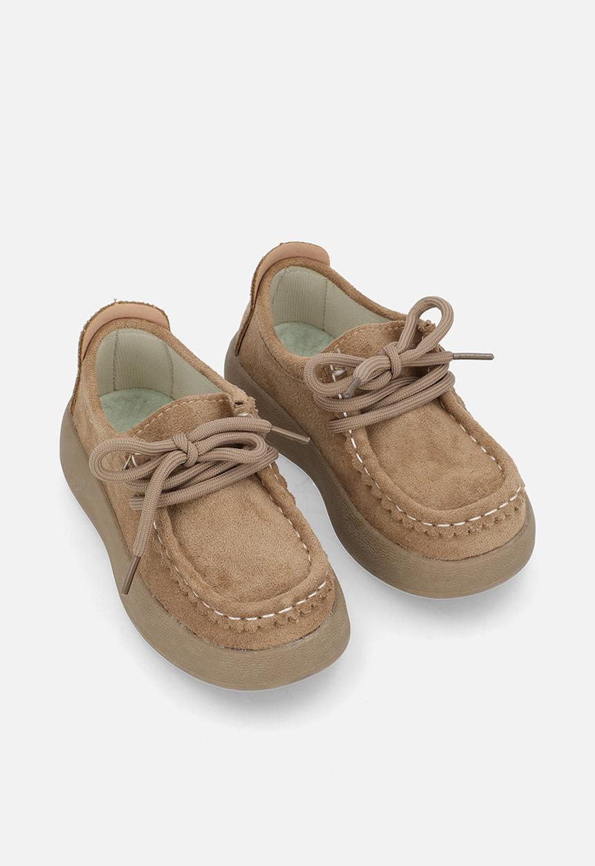 Pop Candy - Mocassin-style platform shoes - brown